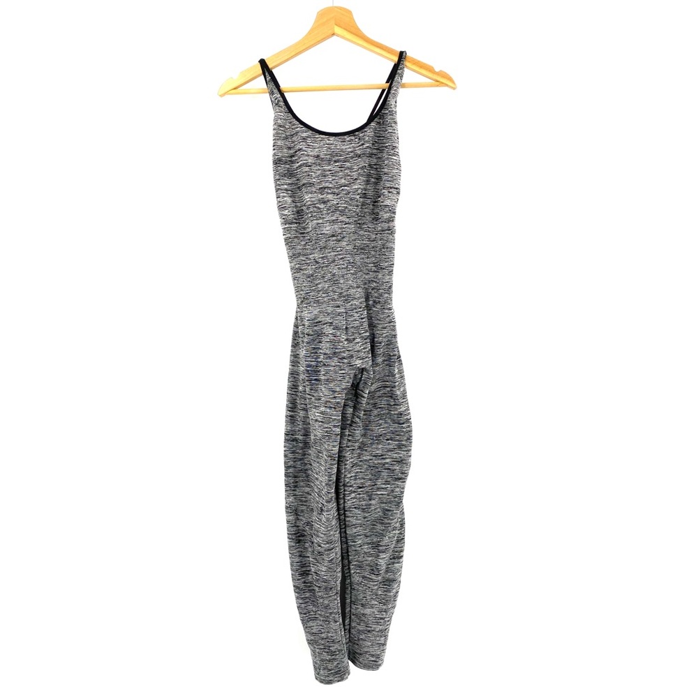 Free People Movement Gray Marled Jumpsuit
